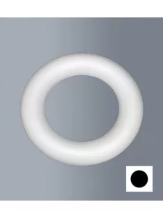 Polystyrene wreath, diameter 18cm