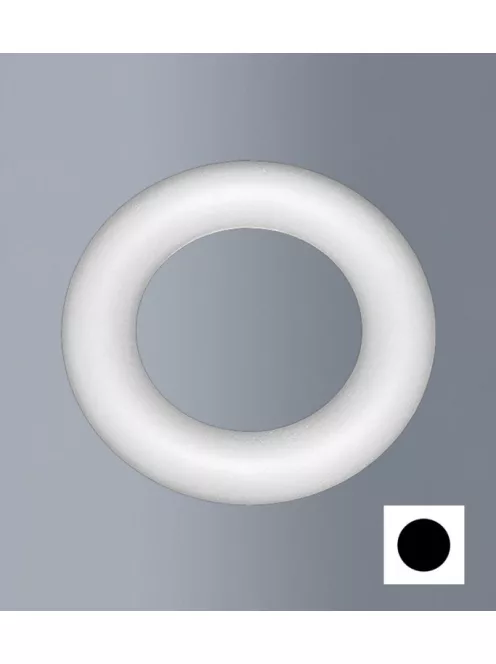 Polystyrene wreath, diameter 18cm