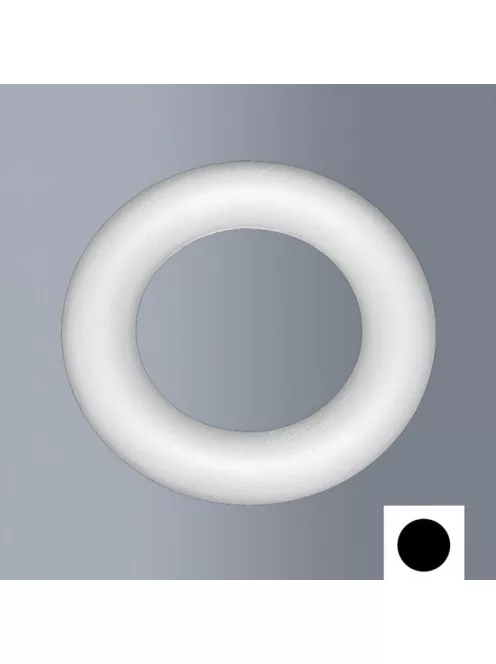 Polystyrene wreath, diameter 25cm