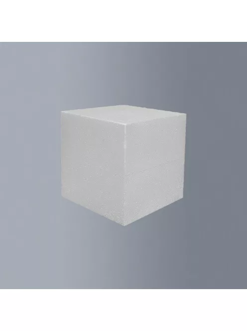 Polystyrene cube 7x7x7cm