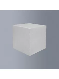 Polystyrene cube 10x10x10cm