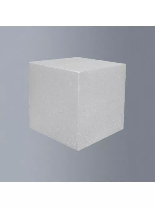 Polystyrene cube 15x15x15cm
