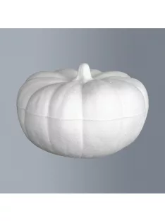 Polystyrene pumpkin 12.5x8.5cm