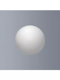 Polystyrene ball white diameter 6cm