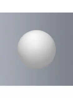 Polystyrene ball white diameter 7cm