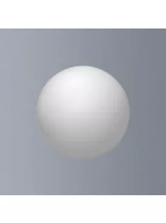 Polystyrene ball white diameter 8cm