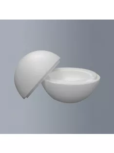 Polystyrene ball white diameter 15cm