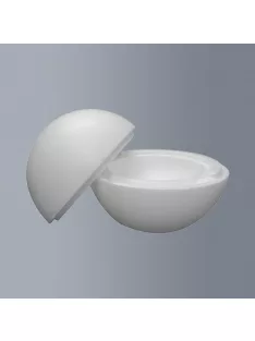 White polystyrene ball diameter 20cm