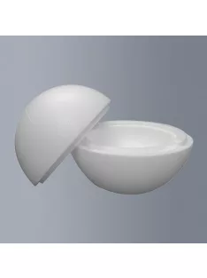 Polystyrene ball white diameter 30cm