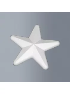 Polystyrene star, diameter 13.5cm