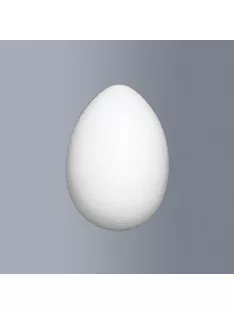 Polystyrene egg, height 7cm