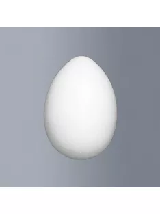 Polystyrene egg, height 8cm