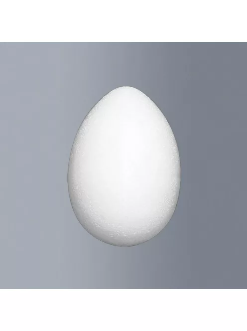 Polystyrene egg, height 8cm