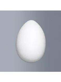 Polystyrene egg, height 12cm