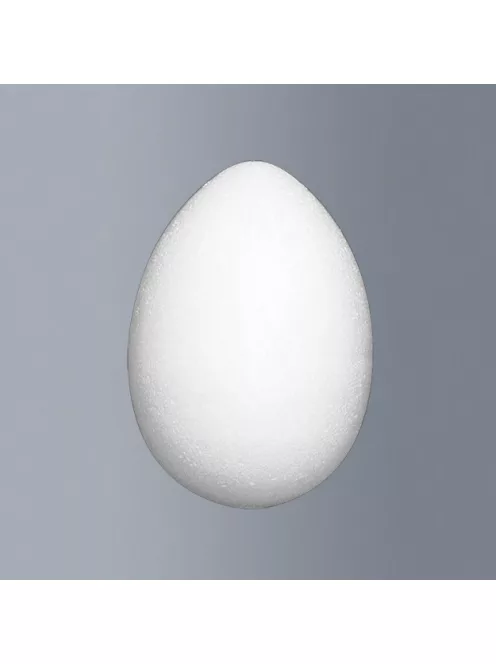 Polystyrene egg, height 12cm