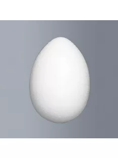 Polystyrene egg, height 14cm