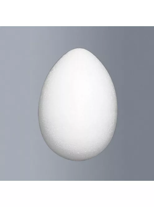 Polystyrene egg, height 14cm