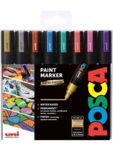 Akril marker készlet Uni Posca 1.8-2.5mm 8 db metál