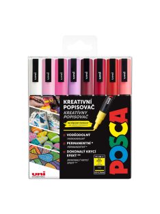 Akril markerek Uni Posca 3M 0.9-1.3mm 8 db Love