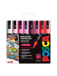Akril markerek Uni Posca 5M 1.8-2.5mm 8db Love