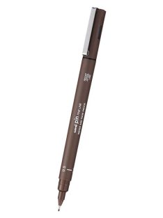 Szépiabarna tusvonal Uni Pin 0.5mm