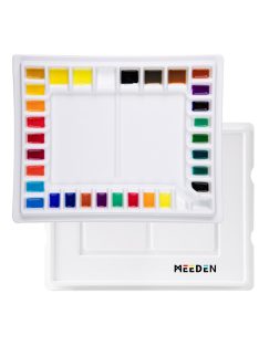   Nagy téglalap alakú porcelán paletta 33 mélyedéssel 27x34cm