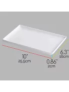 Porcelán paletta / tál sima 25x16cm