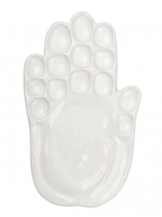 Porcelain palette for watercolor - hand