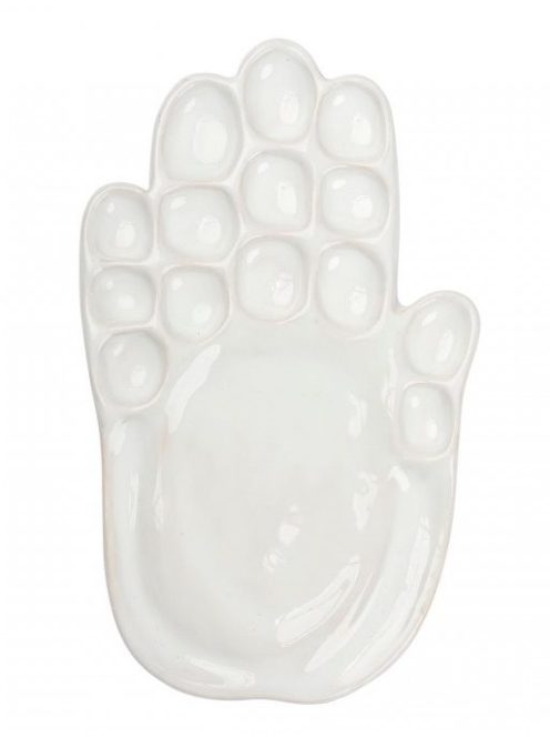 Porcelain palette for watercolor - hand