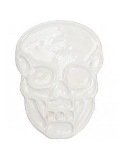 Porcelain watercolor palette - skull