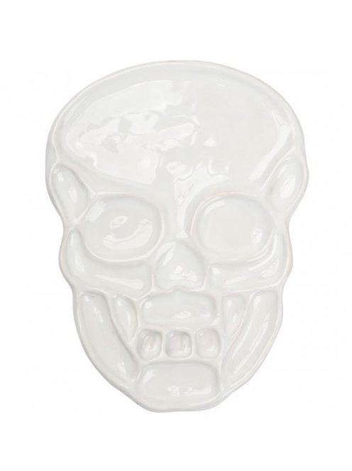 Porcelain watercolor palette - skull