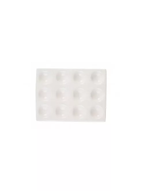 Porcelain pallet rectangular 12 wells