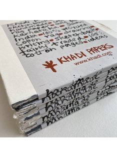 Kézi Khadi papírok tömb 20x20cm 150g
