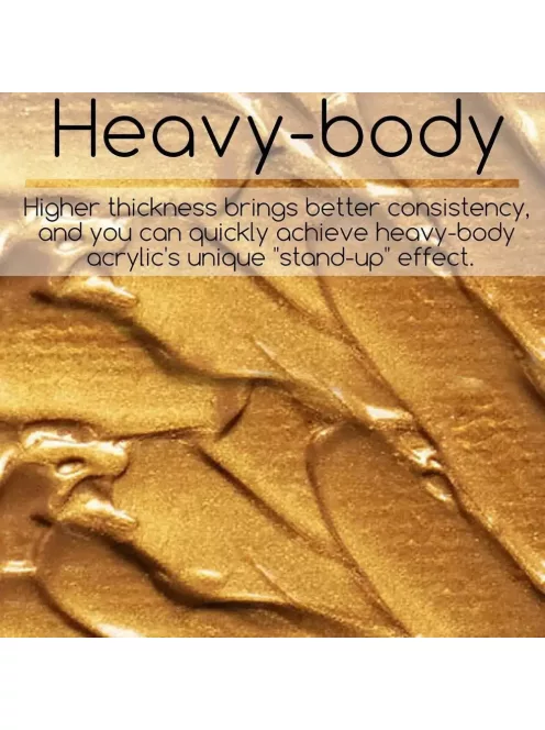 Meeden acrylic paint set 12x22ml metallic shades