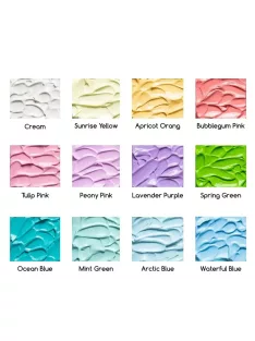 Meeden acrylic paint set 12x22ml pastel shades