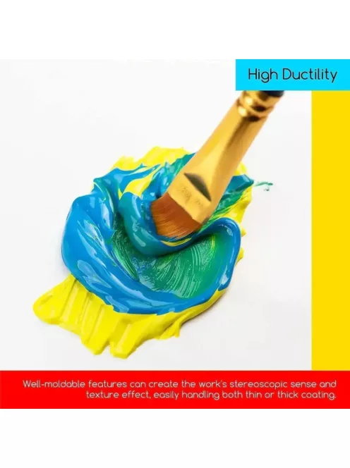Large set of Meeden acrylic paints 100x12ml