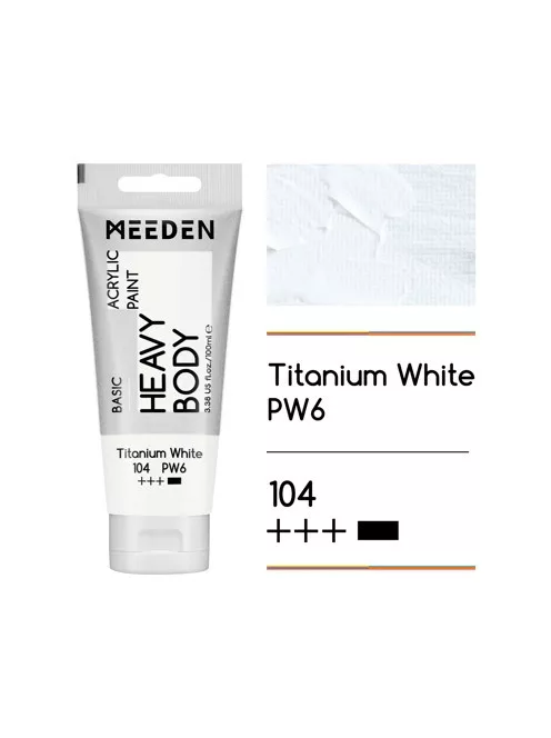 Akril paint Meeden 100ml – 104 Titánfehér