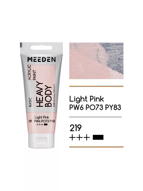Akril paint Meeden 100ml – 219 világos Pink