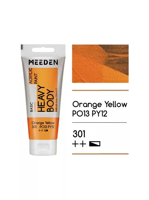 Akril paint Meeden 100ml – 301 Orange Yellow