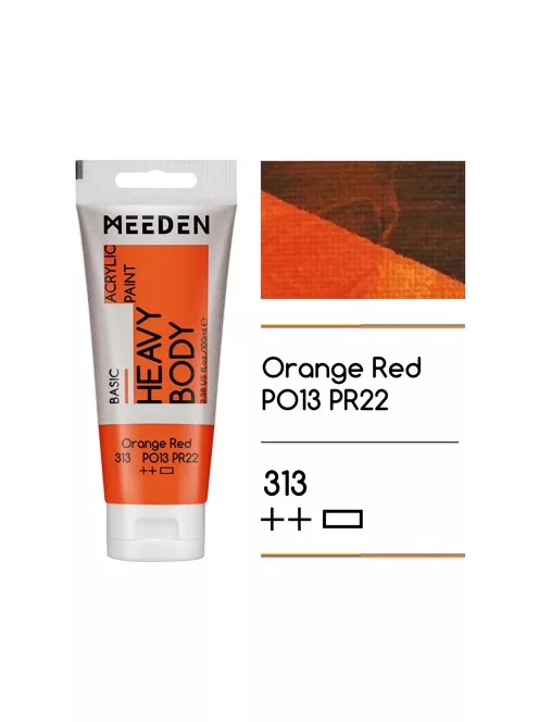 Akril paint Meeden 100ml – 313 Orange Red