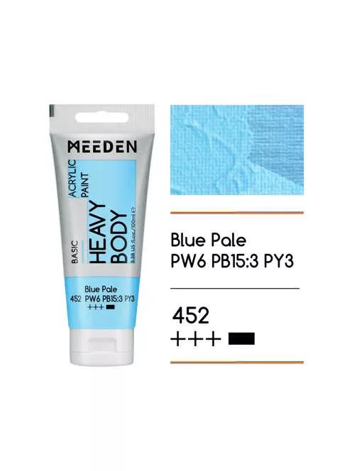 Akril paint Meeden 100ml - 452 Blue Halvány