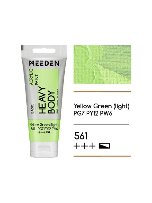 Akril festék Meeden 100ml - 561 Yellow Green világos