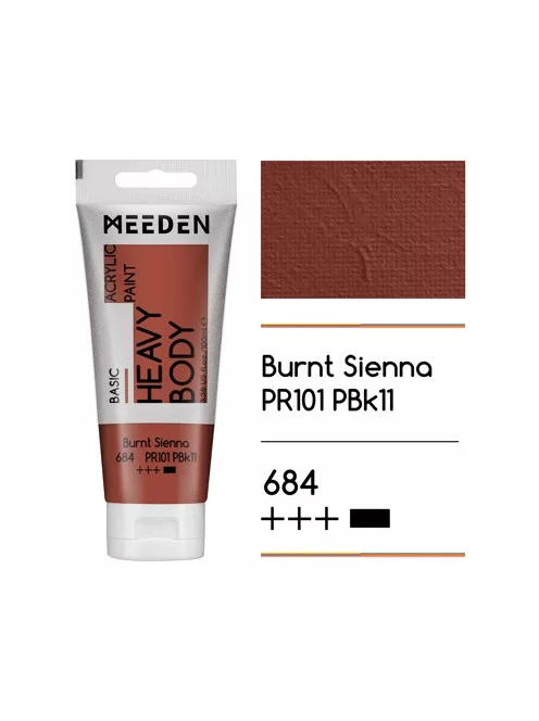 Akril festék Meeden 100ml - 684 Égetett sziéna