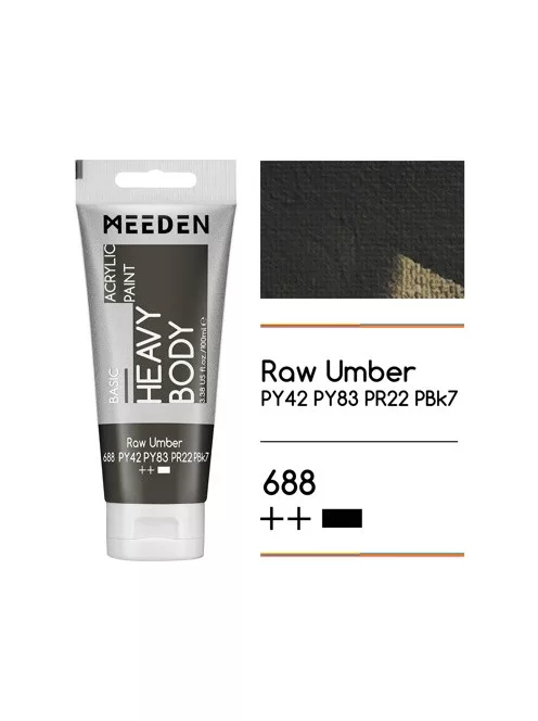 Akril festék Meeden 100ml – 688 Nyers umbra