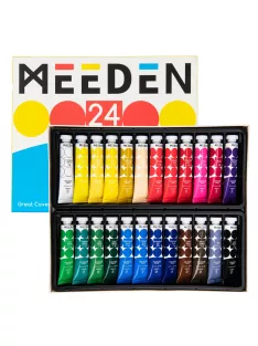 Meeden gouache paint set 24x12ml