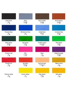 Meeden gouache paint set 24x12ml