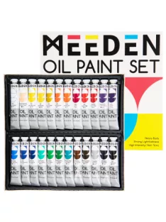 Meeden oil paint set 24x22ml