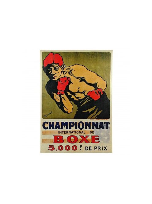 Festmény reprodukció 35x50cm – Championnat de Boxe