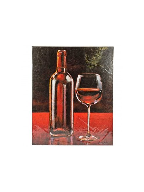 Reprodukciós festmény 40x50cm – Yves Blanc, Bouteille de Vin