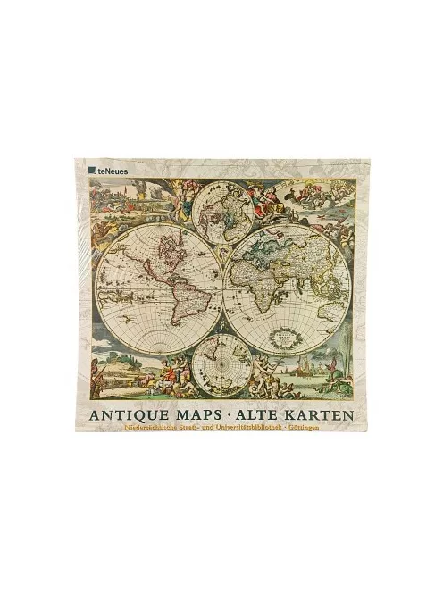 Kép reprodukció 42x45cm – Ancient Map of the World